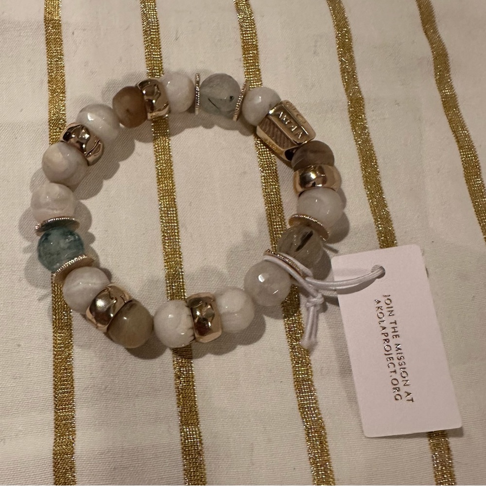 Akola Beaded Stretch Bracelet